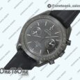 Реплика часов Omega Speedmaster "Dark Side of The Moon" Real Ceramic Top-tier Копия один в один on Nylon Strap