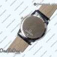 Реплика часов Omega De Ville Prestige Real PR Stainless steel Top-tier Копия один в один Black&White Dial Stainless steel Markers Leather Strap MIYOTA 9015
