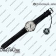 Реплика часов Omega De Ville Prestige Real PR Stainless steel Top-tier Копия один в один White Dial Blue Markers Leather Strap MIYOTA 9015