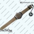 Реплика часов Omega De Ville Prestige Real PR Stainless steel Top-tier Копия один в один White Dial Blue Markers Leather Strap MIYOTA 9015
