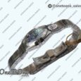 Реплика часов Omega Constellation Ladies 27mm Stainless steel/Stainless steel Blue MOP Dial Bracelet Swiss Quartz