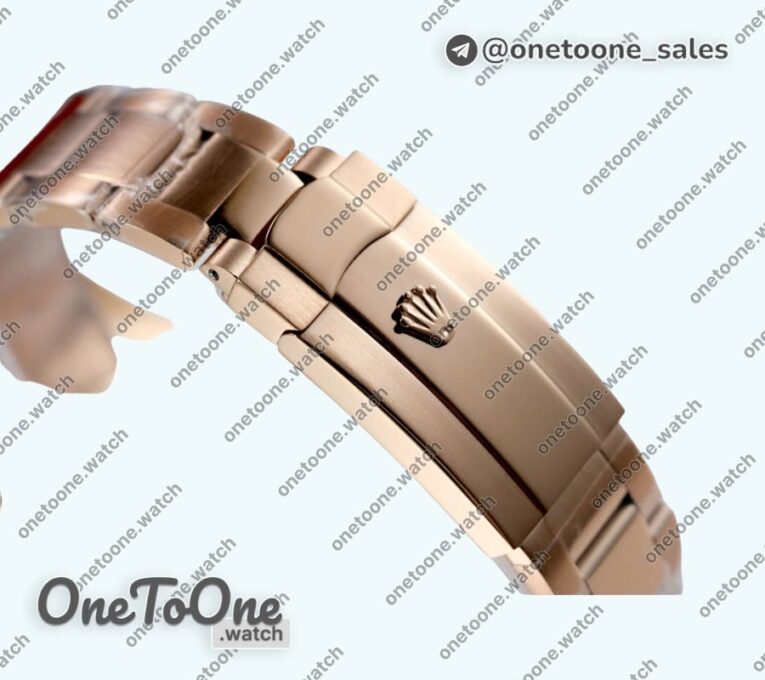 Реплика часов Rolex Sky-dweller 326935 Rose gold Black&White Dial Bracelet Asian 23J
